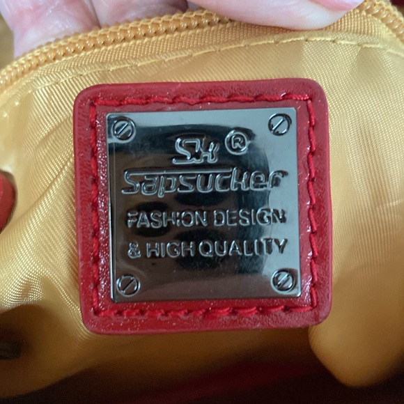 Sapsucker Red Crossbody Bag. - Picture 11 of 15